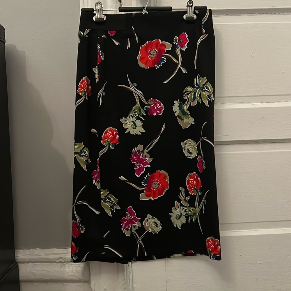 Pencil skirt floral print